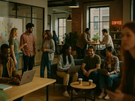 Illustration memphis équipe IA